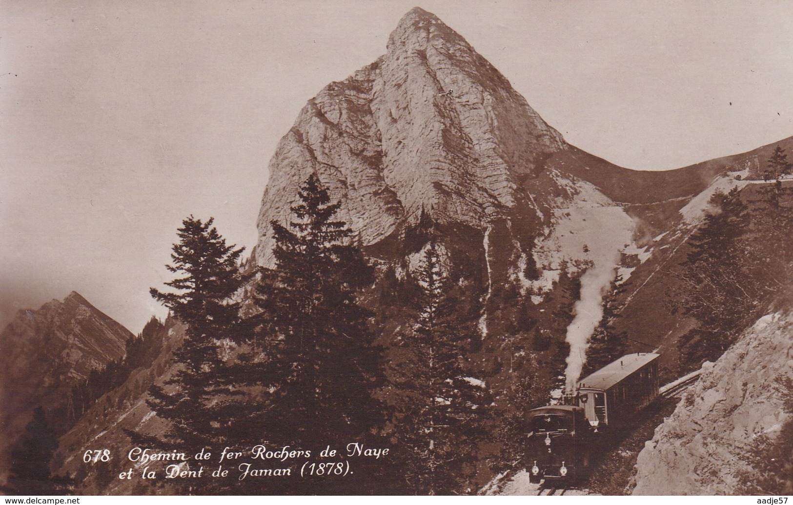 Chemin De Fer Rochers De Naye - Eisenbahnen