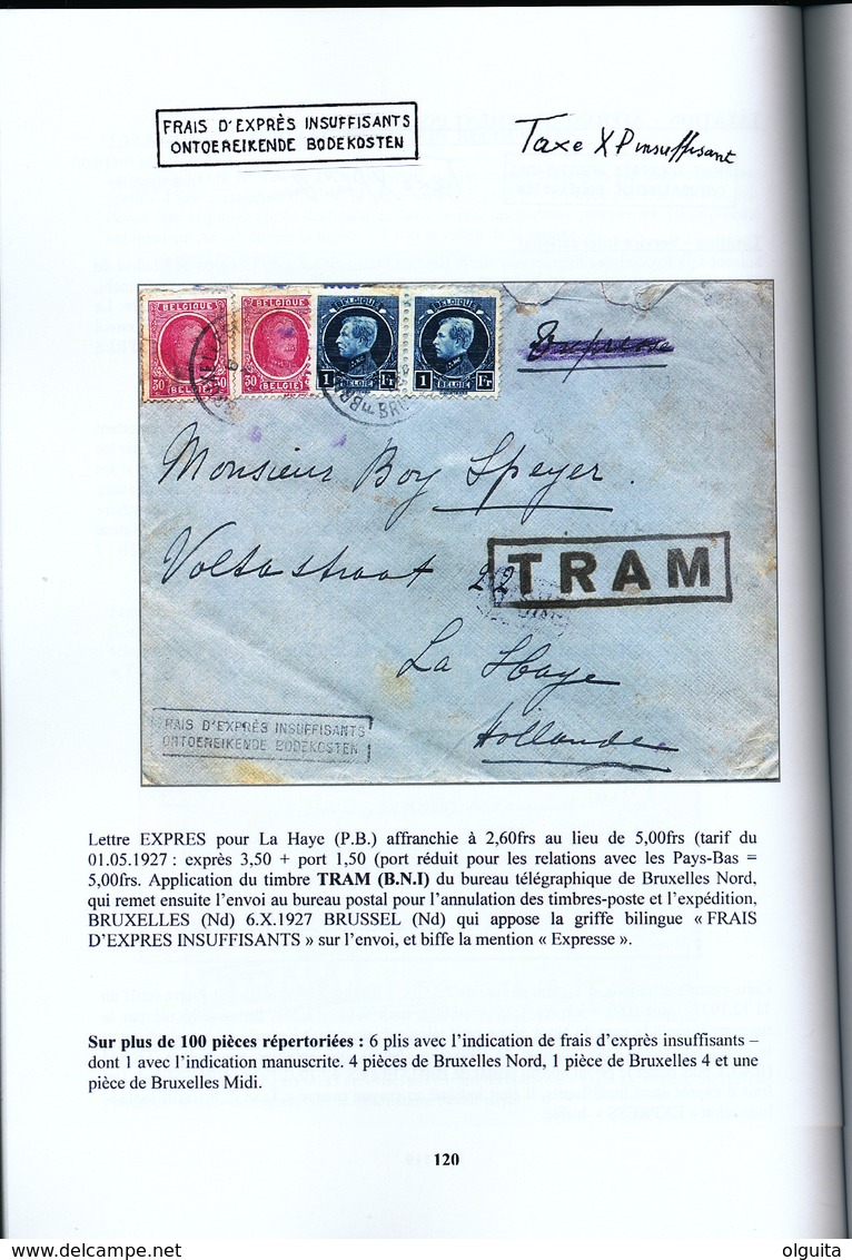 931/25 - LIVRE Les Tramways Bruxellois Auxiliaires De La Poste,  Par De Bast , 141 P. , 2007 , Etat TTB - Philatélie Et Histoire Postale