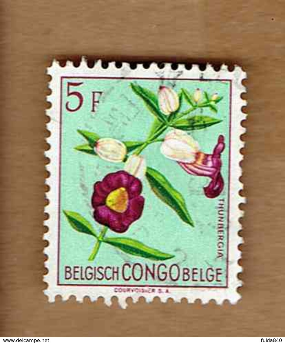Congo Belge.(COB-OBP)  1952 - N°316    *FLEURS DU CONGO*    5F   Oblitéré - Oblitérés