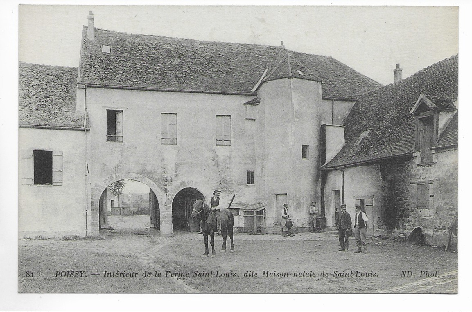 Poissy - Intérieur De La Ferme Saint Louis, Dite Maison Natale De Saint Louis - Poissy