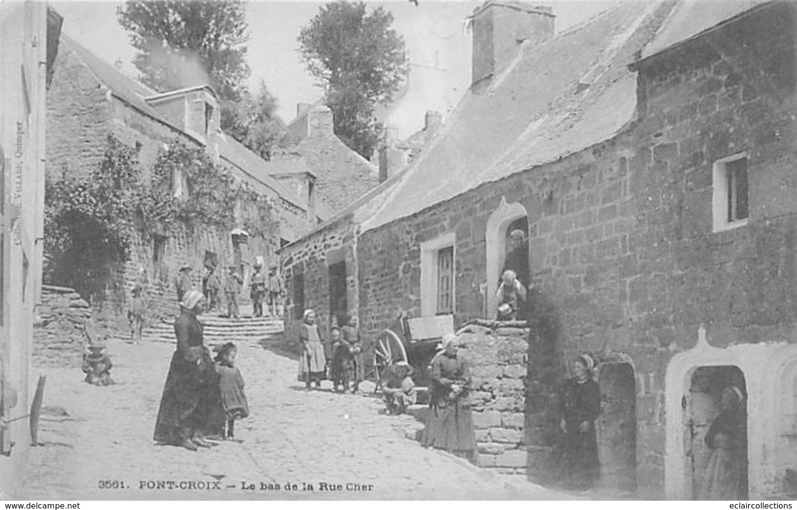 Pont-Croix      29         Le Bas De La Rue Cher      (voir Scan) - Pont-Croix