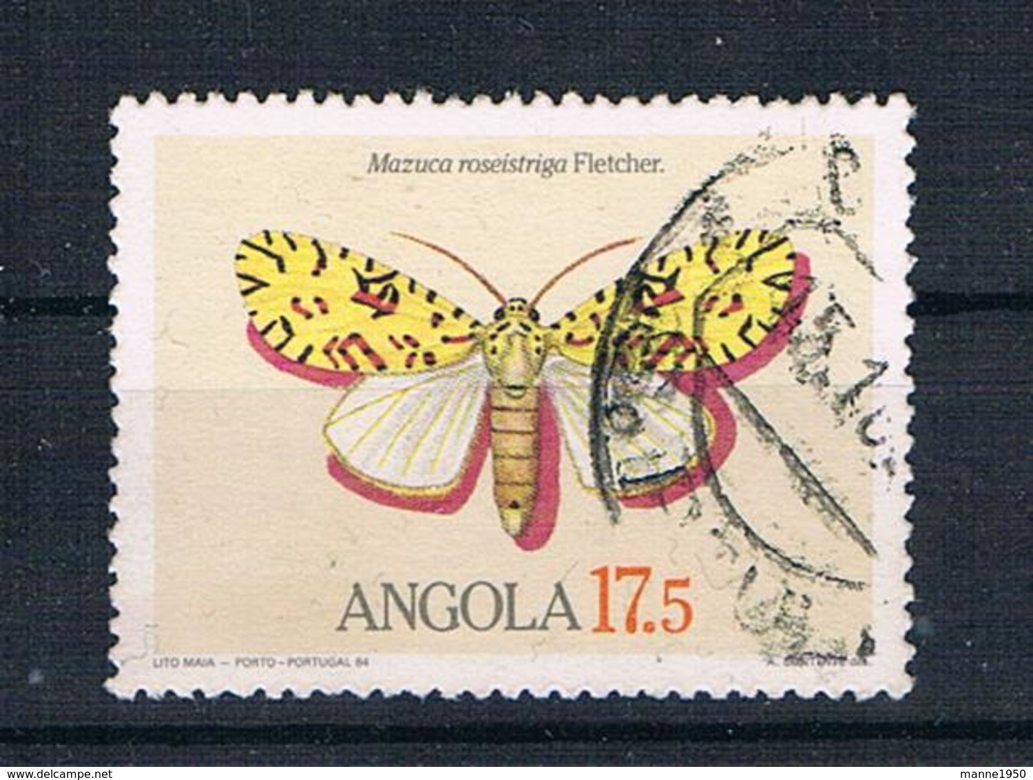 Angola 1984 Schmetterlinge Mi.Nr. 696 Gestempelt - Angola