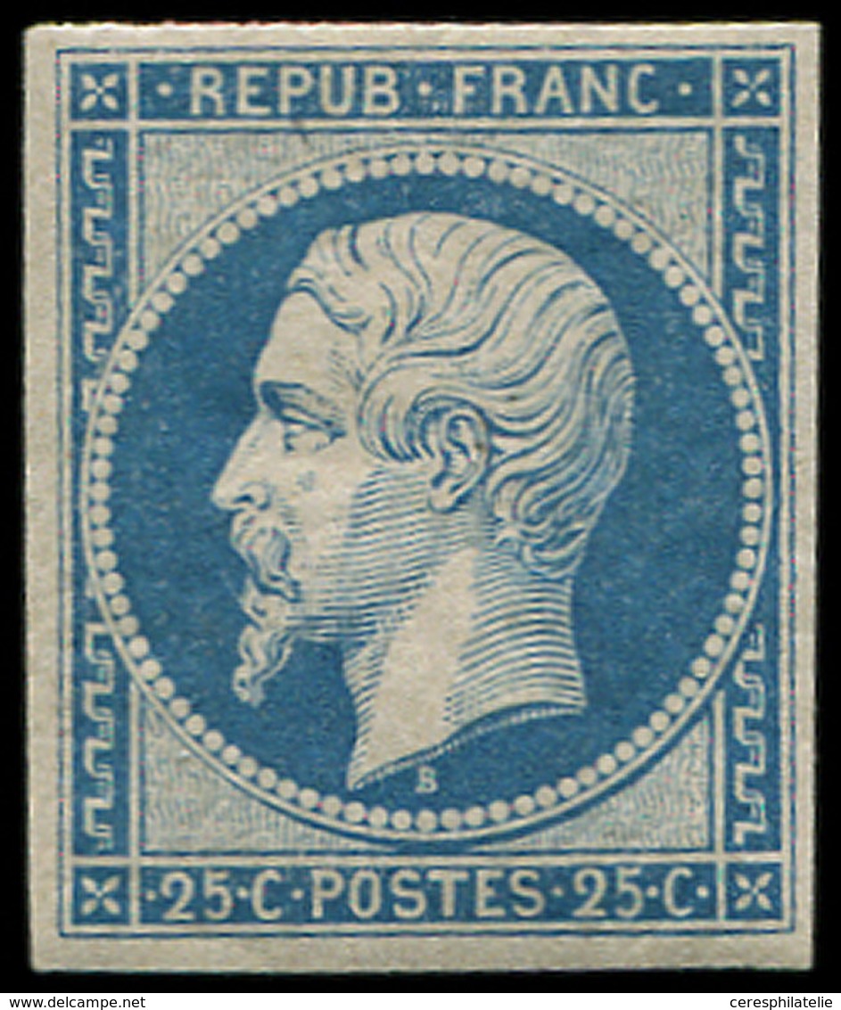 * PRESIDENCE - R10c 25c. Bleu, REIMPRESSION, TB - 1852 Louis-Napoléon