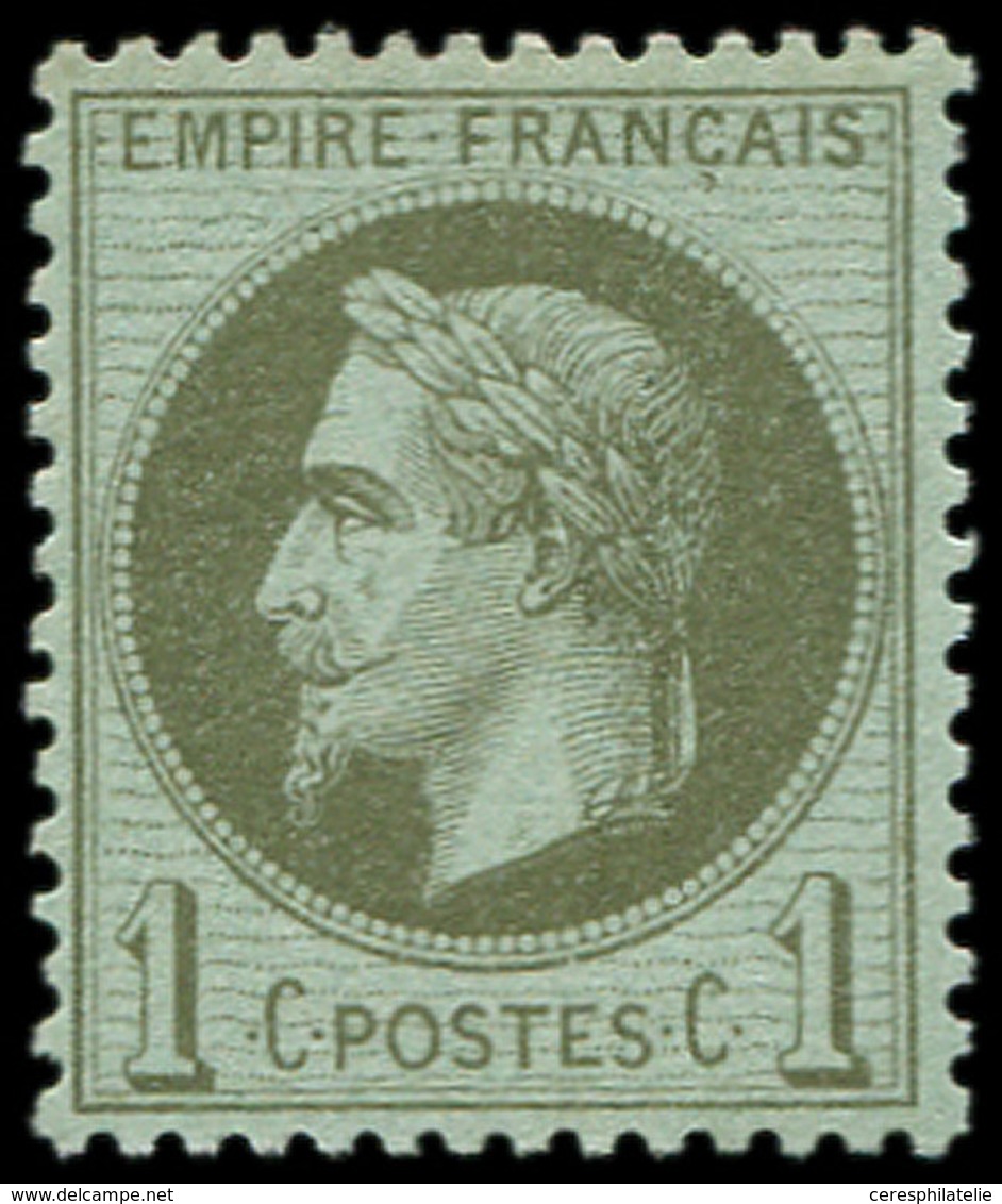 ** EMPIRE LAURE - 25    1c. Bronze, Fraîcheur Postale, TTB/Superbe - 1863-1870 Napoléon III. Laure