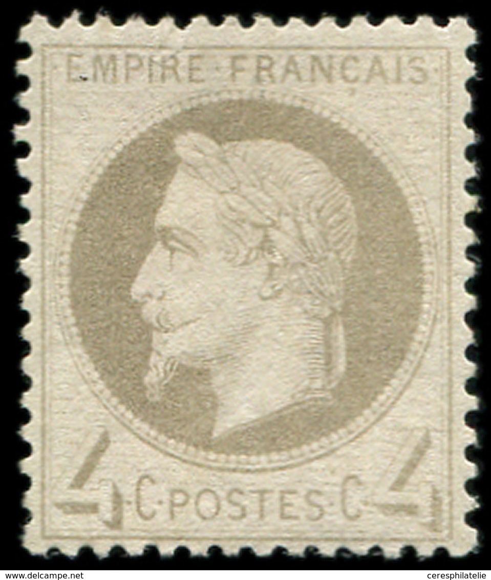 * EMPIRE LAURE - 27B   4c. Gris, T II, Bon Centrage, TTB - 1863-1870 Napoléon III. Laure