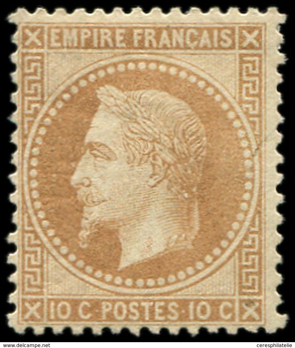 * EMPIRE LAURE - 28A  10c. Bistre, T I, Frais Et TB. C - 1863-1870 Napoléon III. Laure