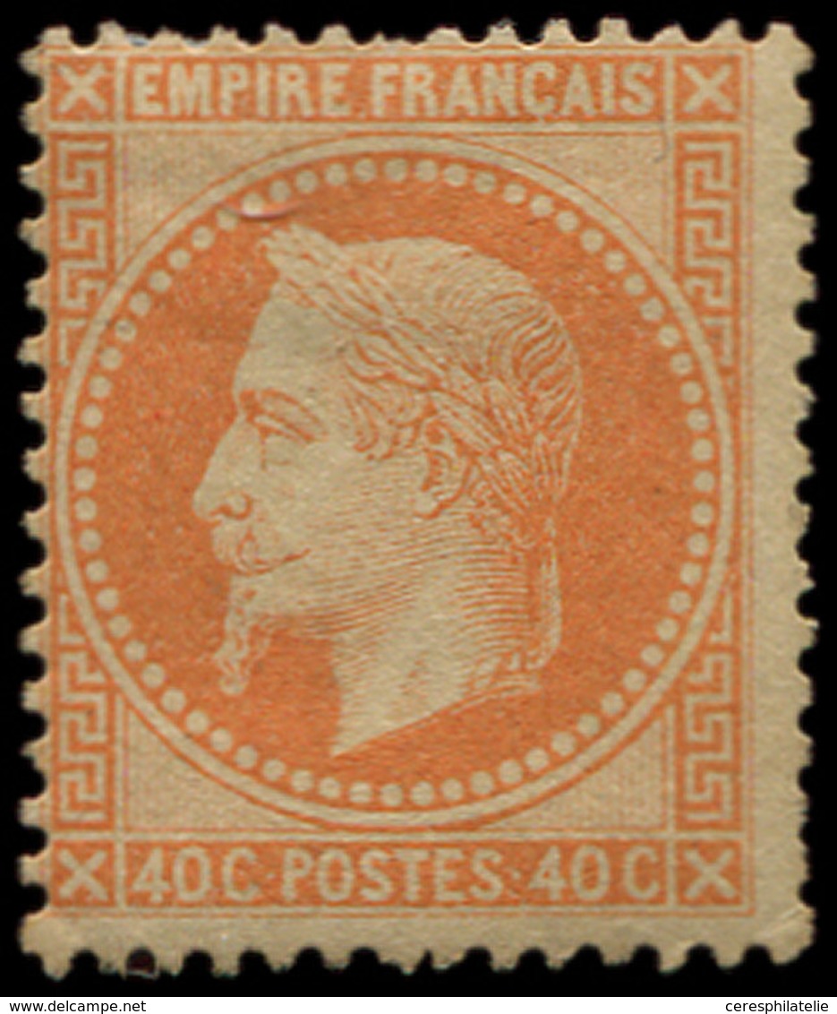 * EMPIRE LAURE - 31   40c. Orange, Une Dc, Gomme Mate, B/TB - 1863-1870 Napoléon III. Laure