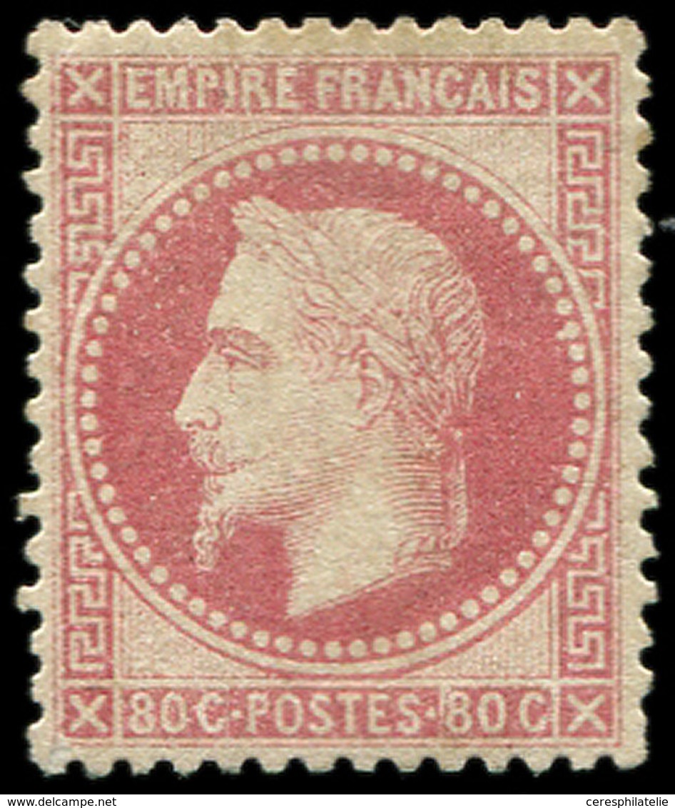 * EMPIRE LAURE - 32   80c. Rose, Nuance Pâle, TB - 1863-1870 Napoléon III Lauré