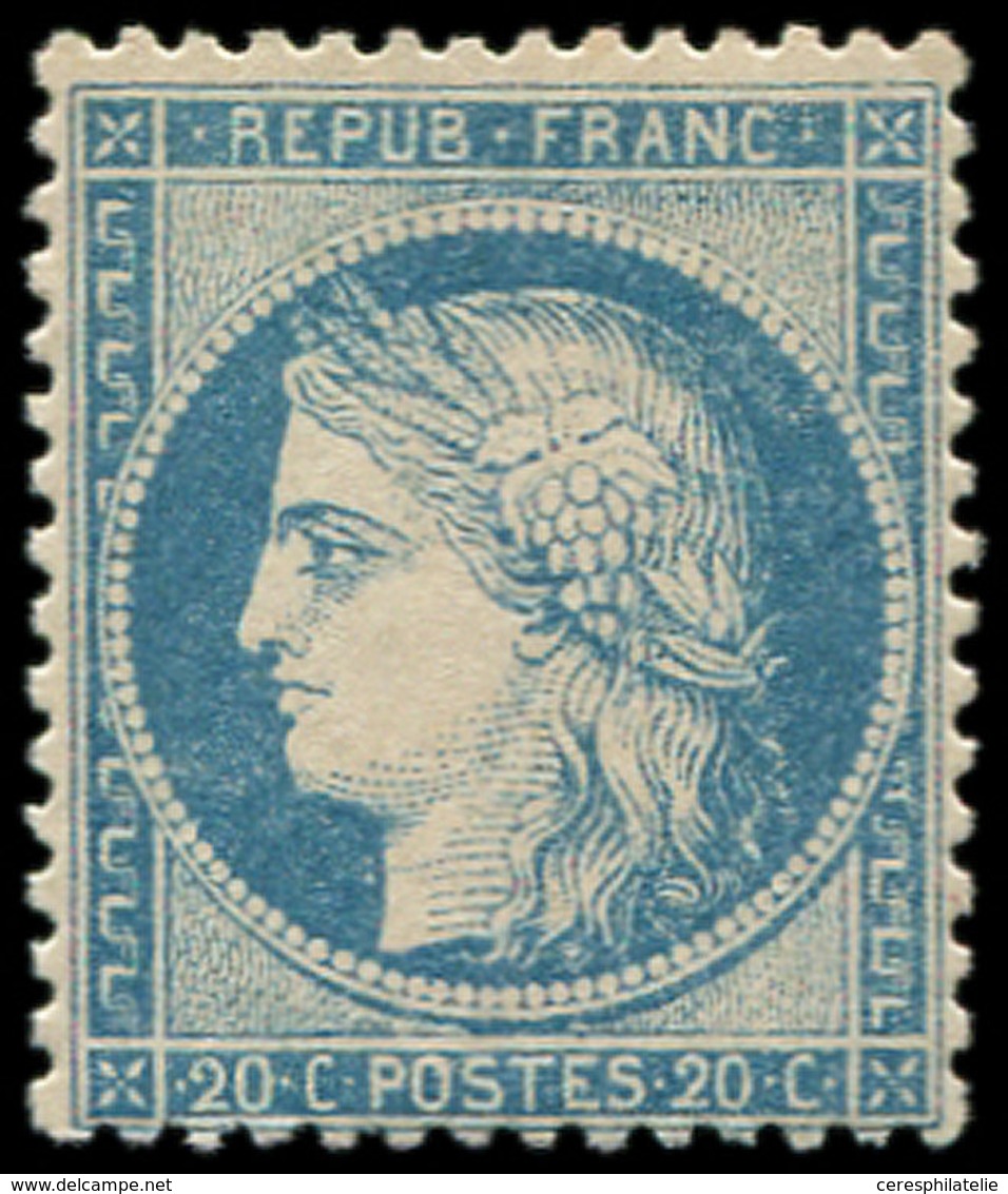 * SIEGE DE PARIS - 37   20c. Bleu, Frais Et TB - 1870 Siège De Paris