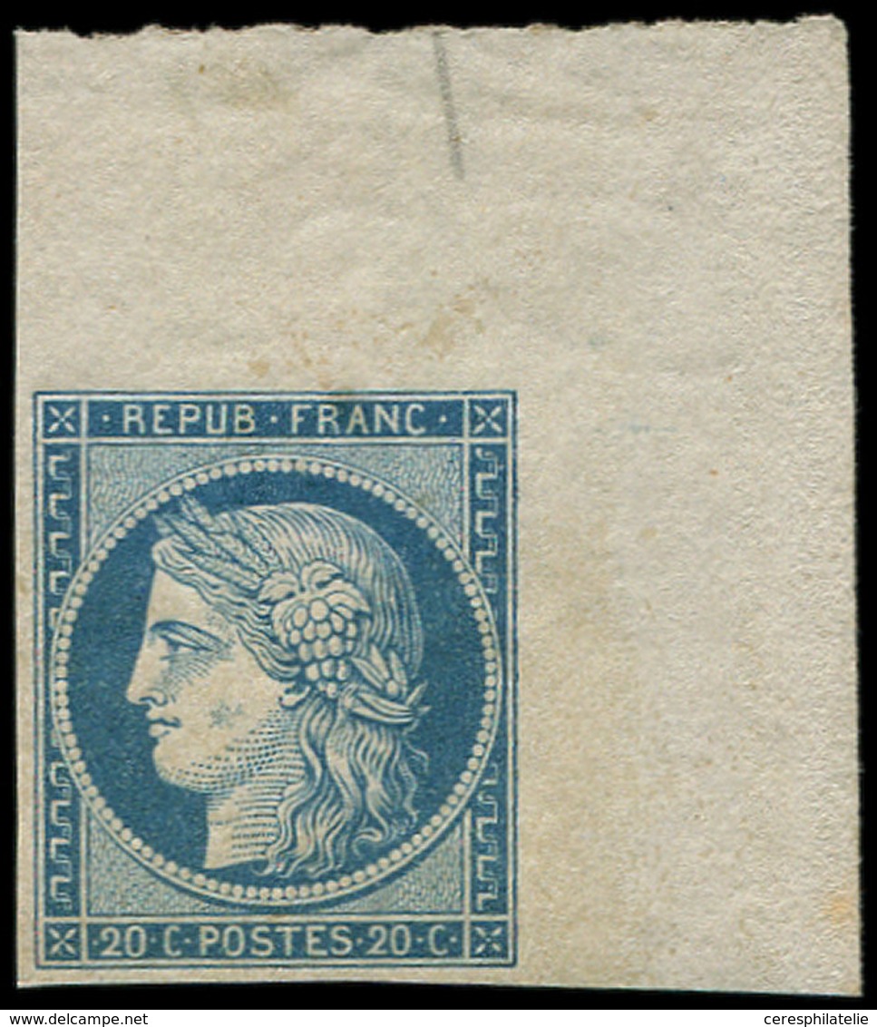 ** SIEGE DE PARIS - R37f 20c. Bleu, REIMPRESSION Granet, Cdf, TTB. C - 1870 Siège De Paris