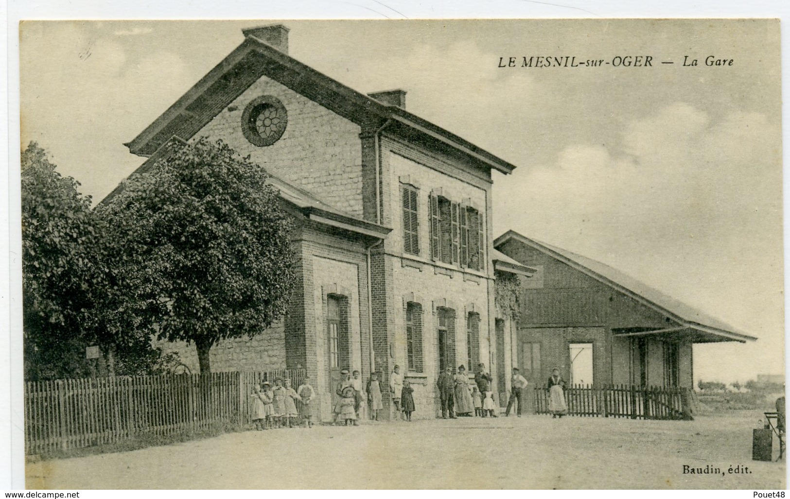 51 - LE MESNIL SUR OGER - LA GARE - Autres & Non Classés