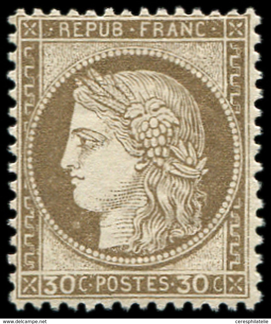 ** CERES DENTELE - 56   30c. Brun, TTB - 1871-1875 Cérès