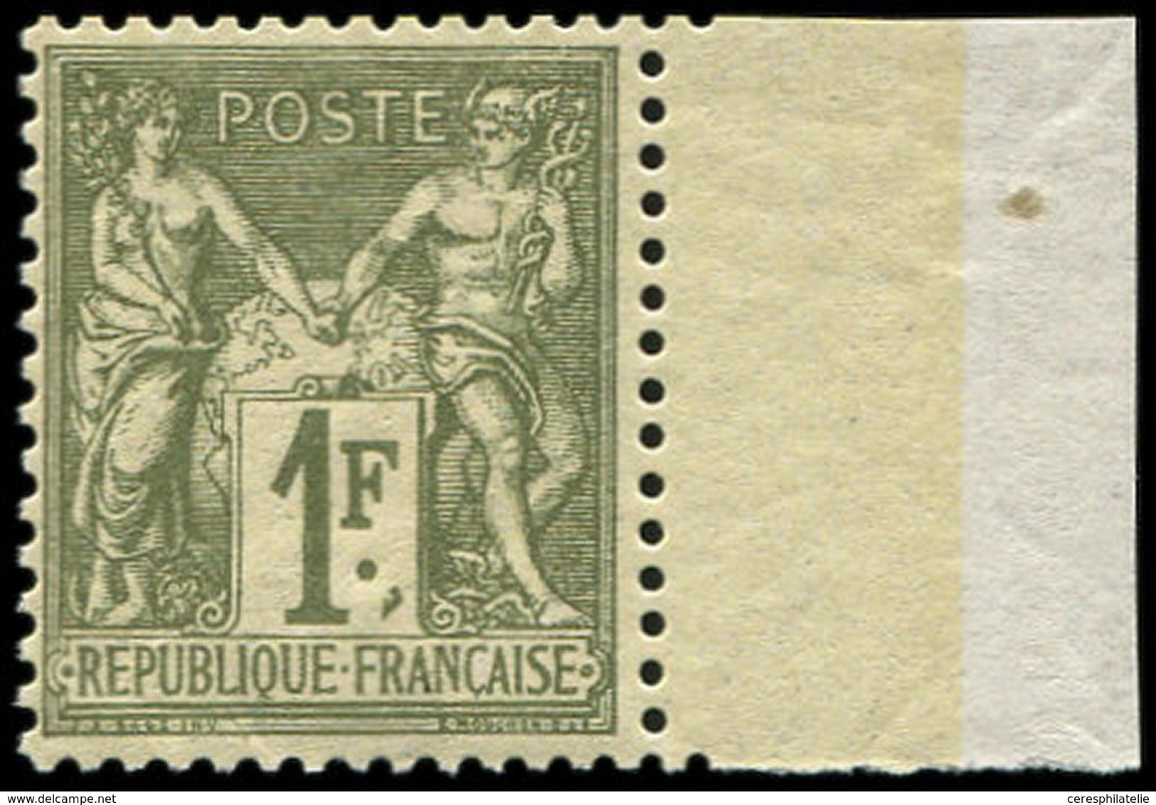 ** TYPE SAGE - 72    1f. Bronze, Bdf, Très Bon Centrage, TTB. J - 1876-1878 Sage (Type I)