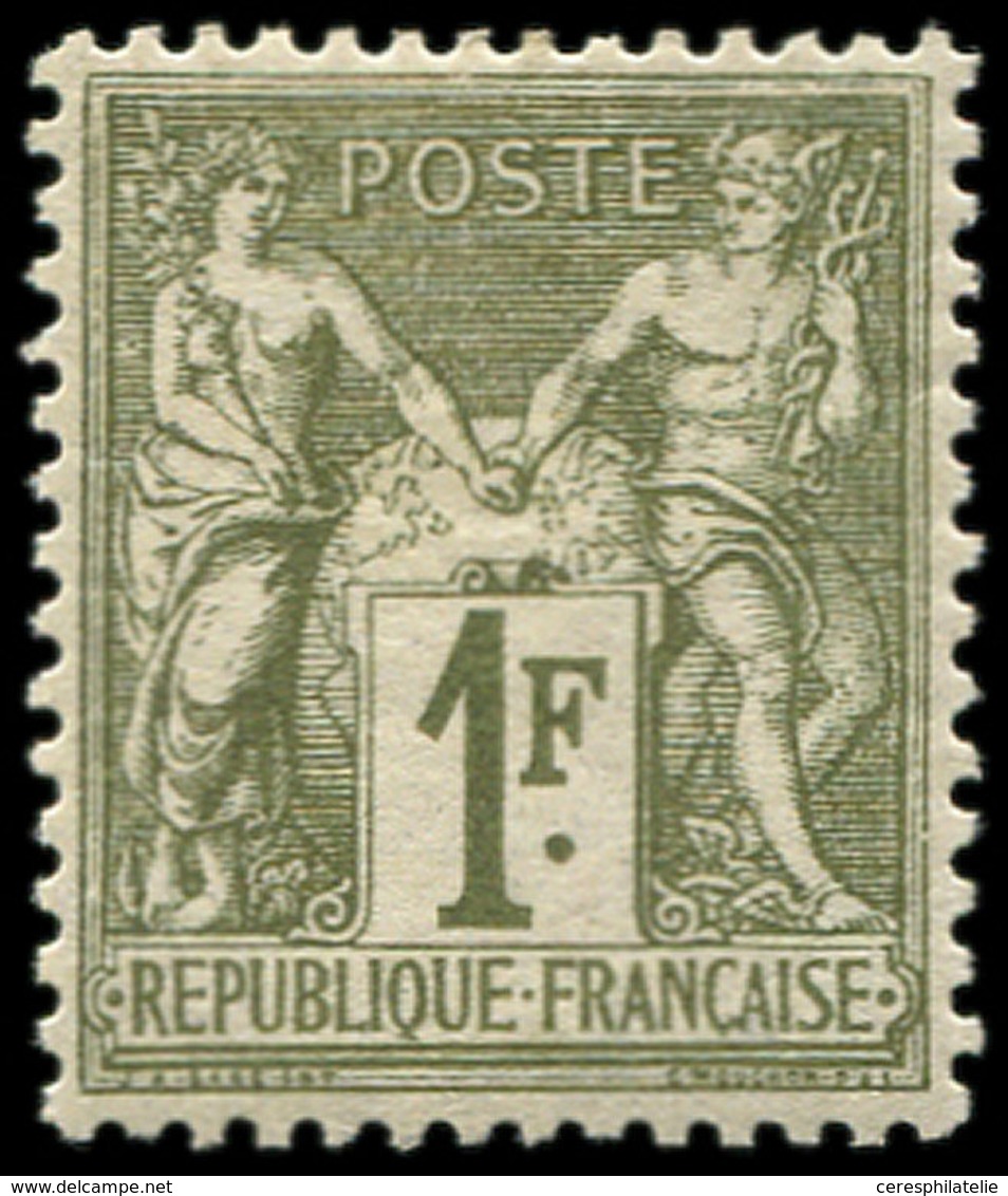* TYPE SAGE - 72    1f. Bronze, Bon Centrage, Frais Et TB/TTB - 1876-1878 Sage (Type I)