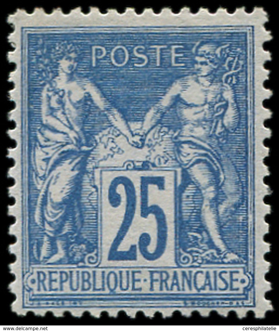 * TYPE SAGE - 79   25c. Bleu, Fraîcheur Postale, TTB - 1876-1878 Sage (Type I)