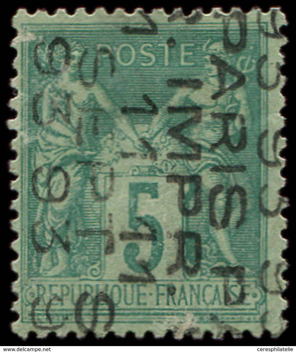 (*) PREOBLITERES - 15  Sage,  5c. Vert, 11 SEPT, TB. C - 1893-1947