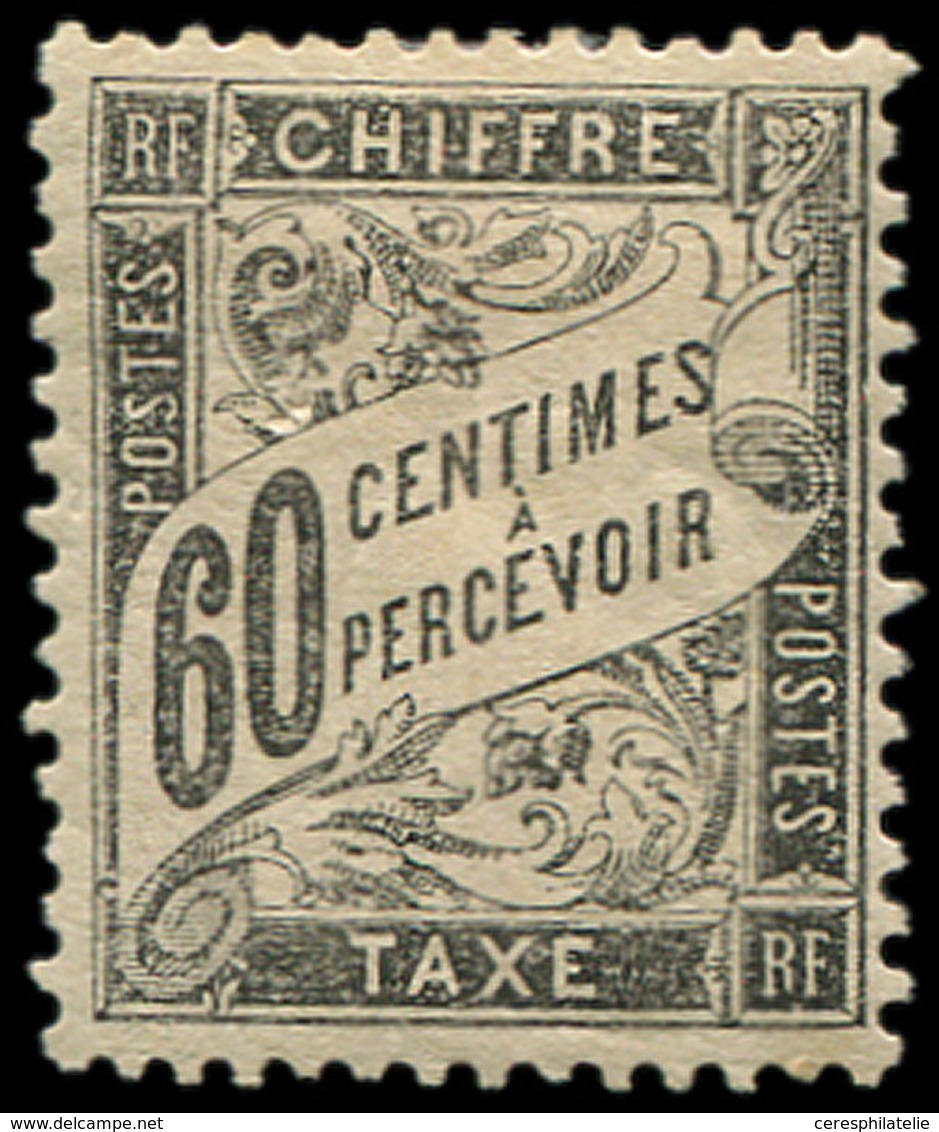* TAXE - 21  60c. Noir, Ch. Un Peu Forte Sinon TB - 1859-1959 Lettres & Documents