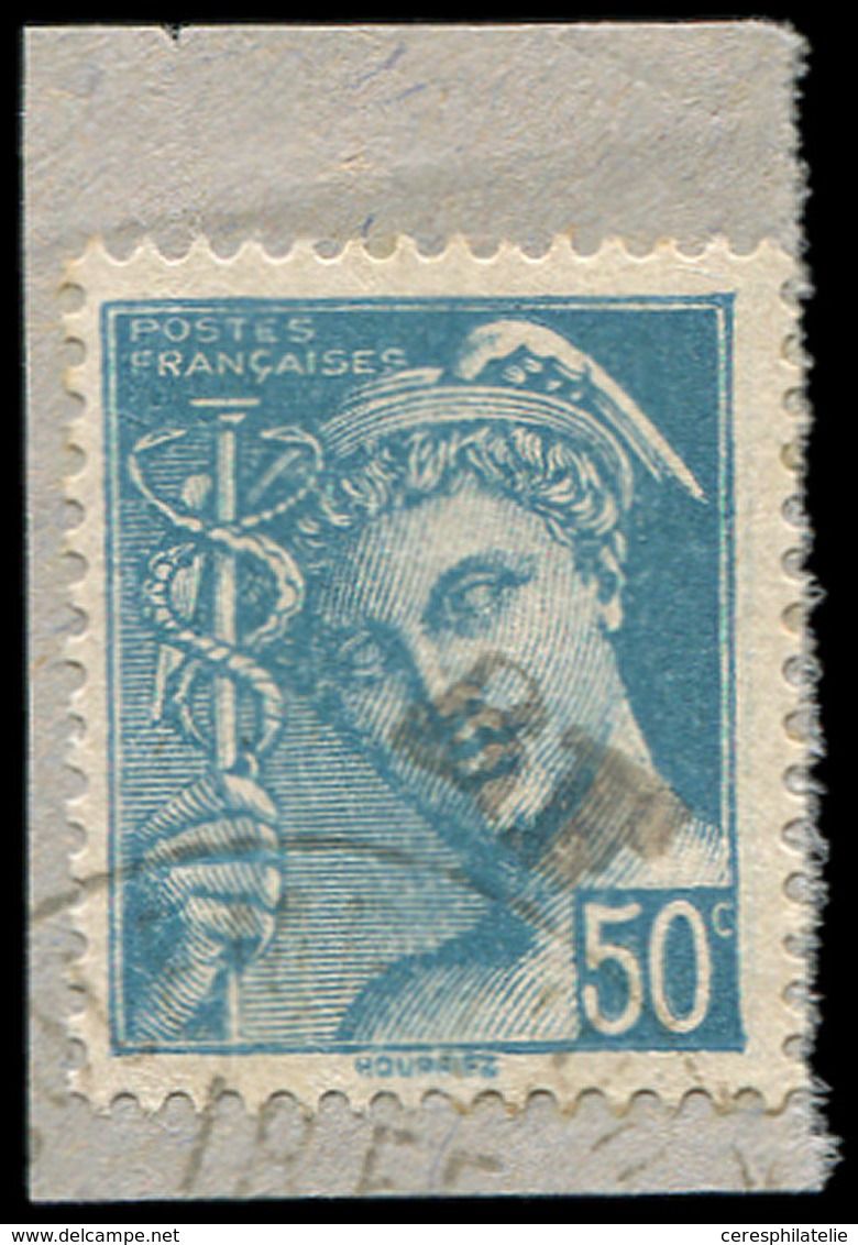 TIMBRES DE LIBERATION - ANGOULEME 4M : 50c. Bleu Sur Fragt, Obl., Petite Surcharge, TB, Signé Mayer - Befreiung