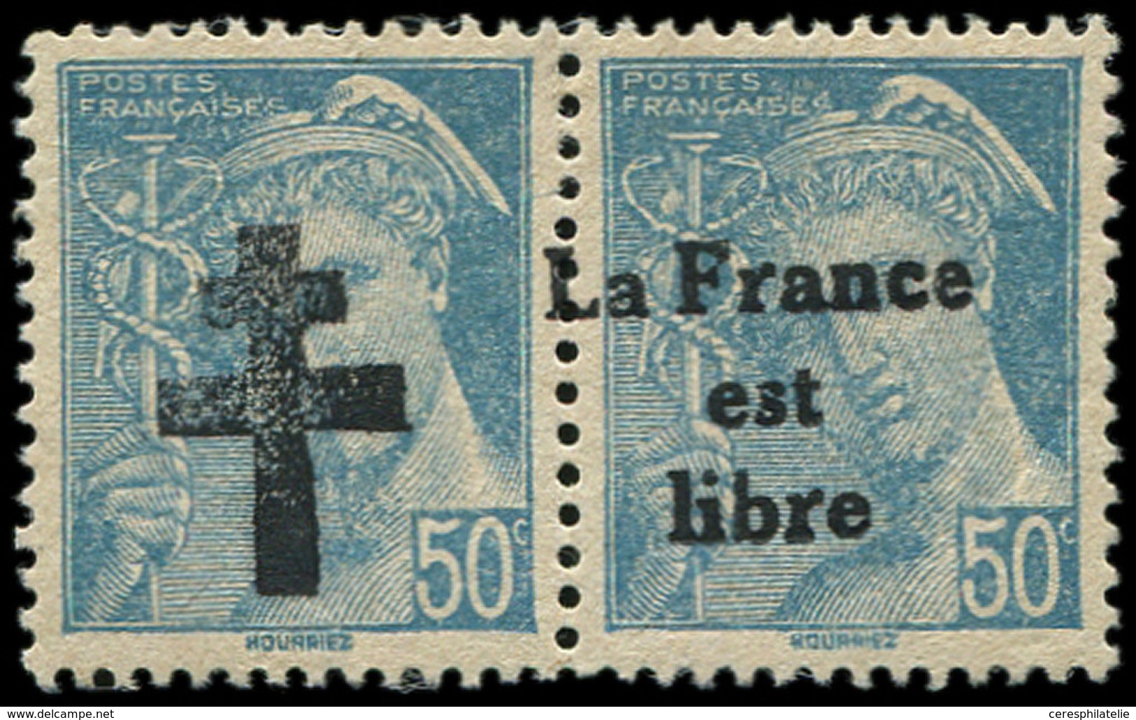 ** TIMBRES DE LIBERATION - BOLOGNE 1 : 50c. Turquoise, TB. C - Libération