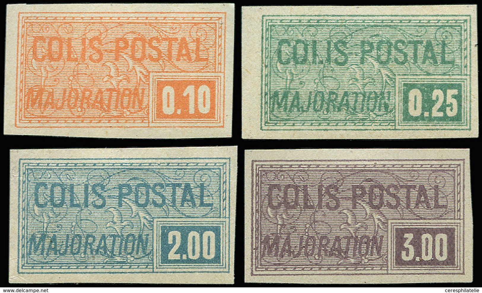 * COLIS POSTAUX - 77/80 Majoration, La Série De 1926 NON DENTELEE, TB, Cote Maury - Neufs