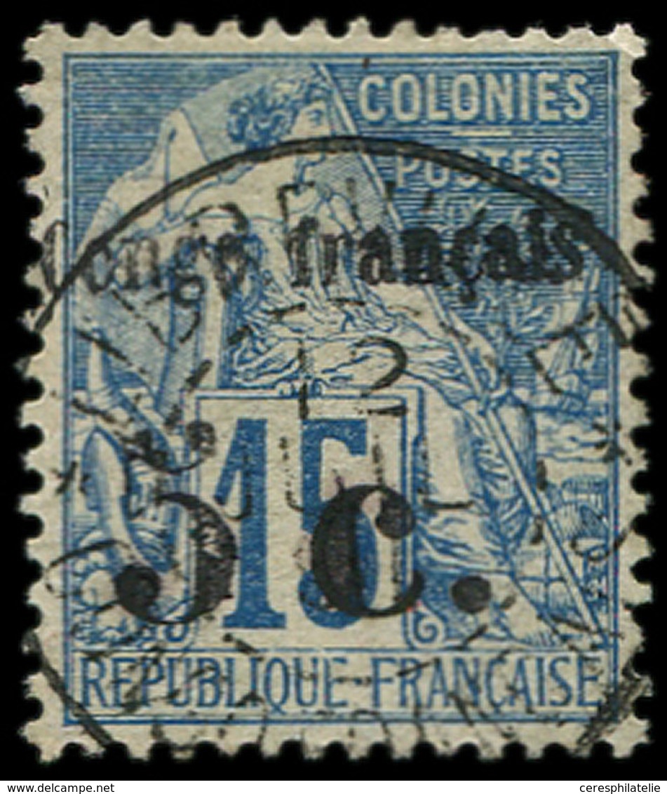 CONGO 2 : 5c. Sur 15c. Bleu, Obl., Bon Centrage, TTB. Br - Autres & Non Classés