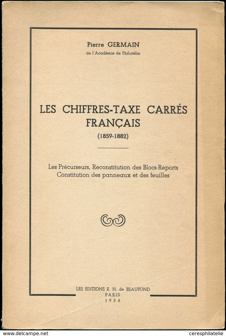 Germain Pierre, Les Chiffres Taxe Carrés 1956, Ex N°98, TB - Andere & Zonder Classificatie