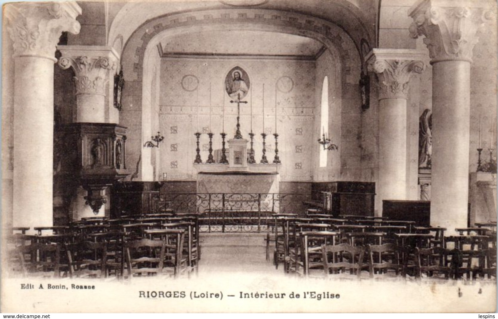 42 - RIORGES --  Intérieur De L'Eglise - Riorges