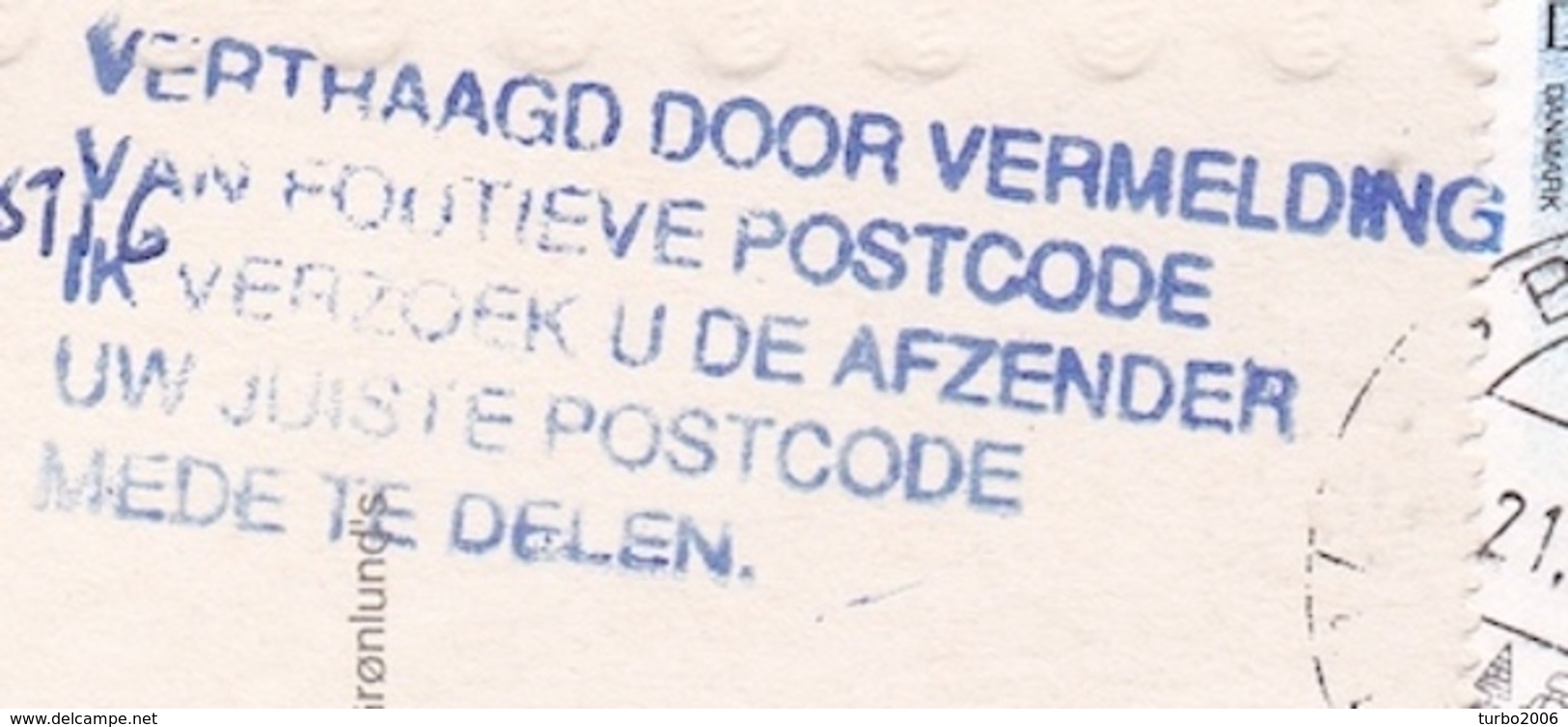 1993 LEGOLAND Billund Verkeersschool Met Stempel "vertraagd Door Vermelding Etc" Naar (gesloten) Douanekantoor Dordrecht - Andere & Zonder Classificatie