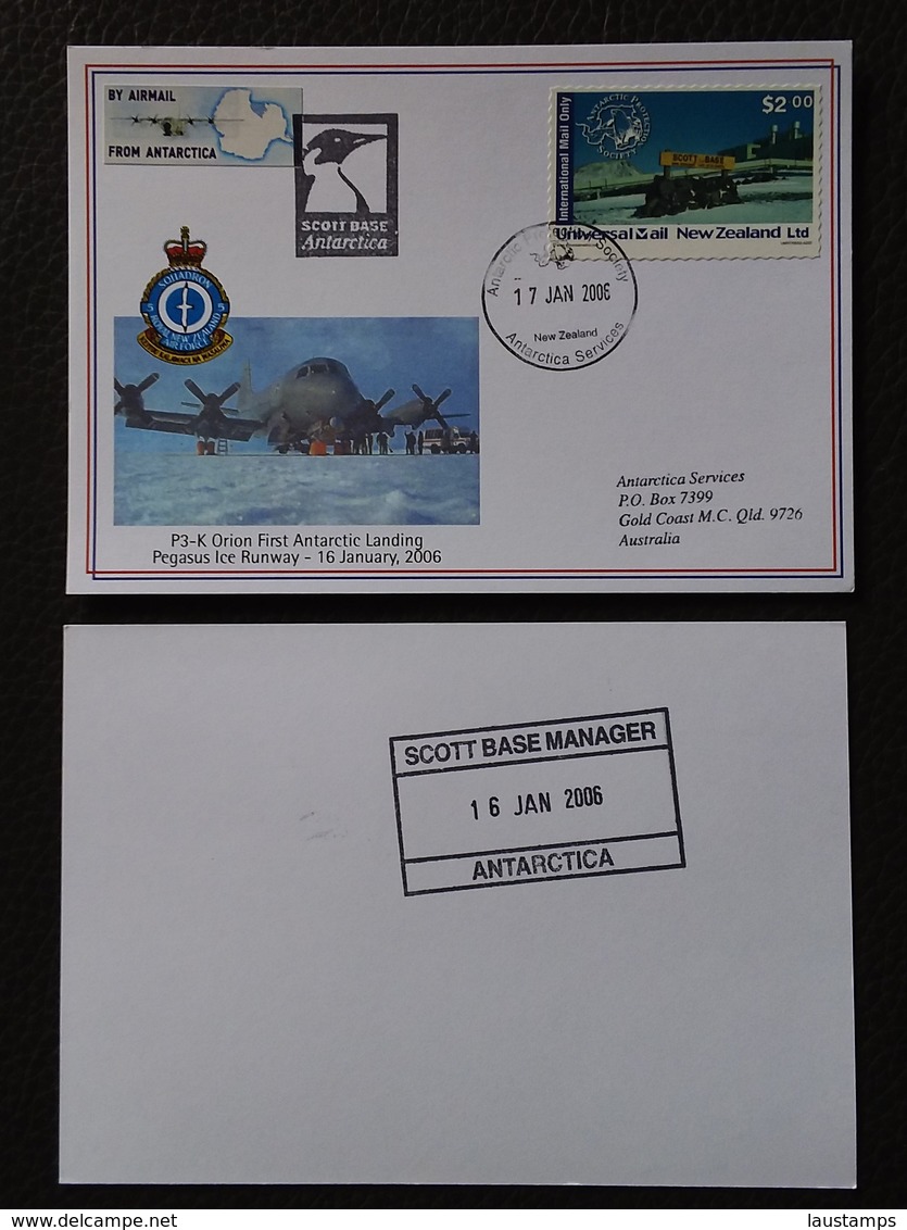 New Zealand 2006 Scott Base Antarctica Cover - Altri & Non Classificati