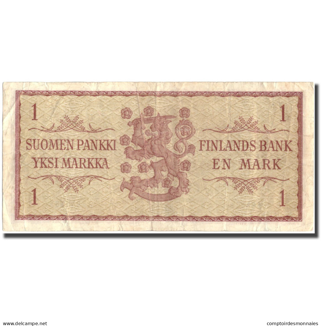 Billet, Finlande, 1 Markka, 1963, 1963, KM:98a, TTB - Finnland