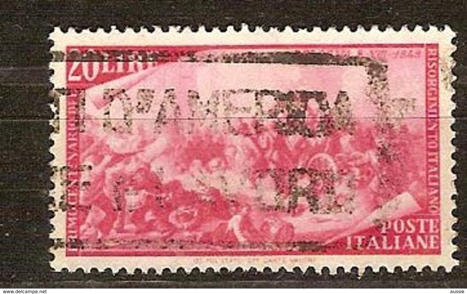 Italie Italia 1948 Yvertn° 526 (o) Oblitéré Cote 12 Euro Centenaire Risorgimento - 1946-60: Oblitérés