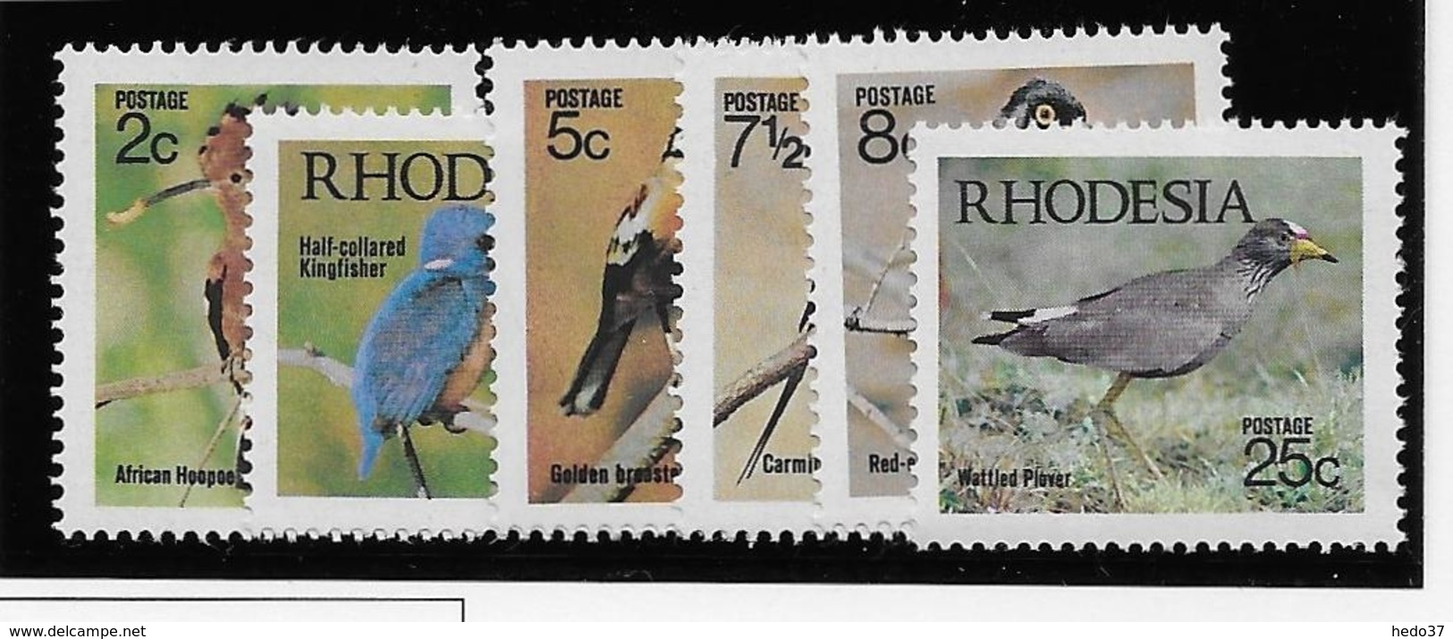 Rhodésie Du Sud N°202/207 - Oiseaux - Neufs ** Sans Charnière - TB - Autres - Afrique