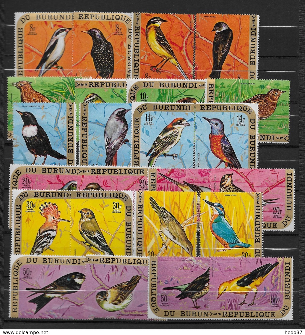 Burundi Poste Aérienne N°154/177 - Oiseaux - Neufs ** Sans Charnière - TB - Neufs