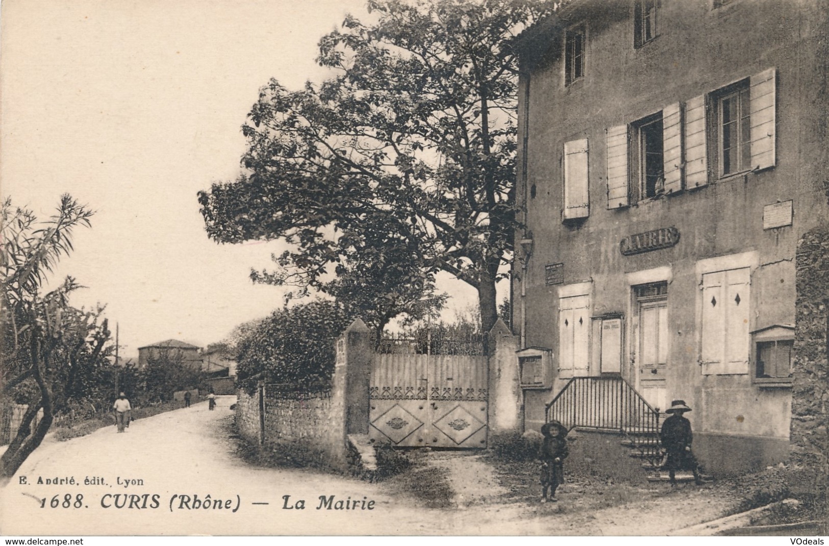 CPA - France - (69) Rhône - Curis - La Mairie - Autres & Non Classés