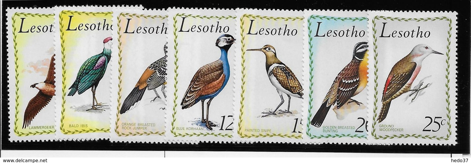 Lesotho N°207/213 - Oiseaux - Neufs ** Sans Charnière - TB - Lesotho (1966-...)