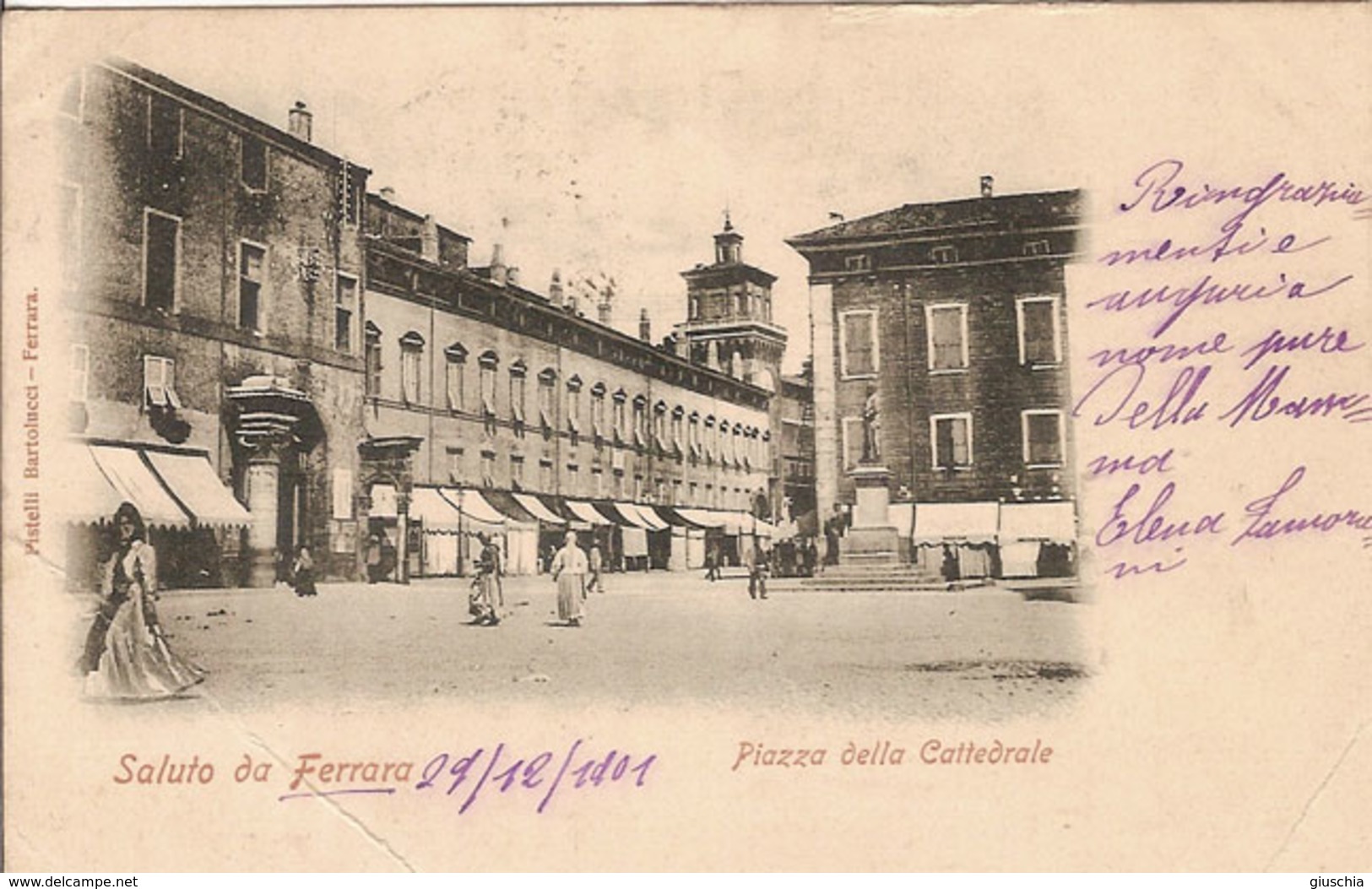 (C).Ferrara.Piazza Della Cattedrale.F.to Piccolo.Viaggiata (c17) - Ferrara