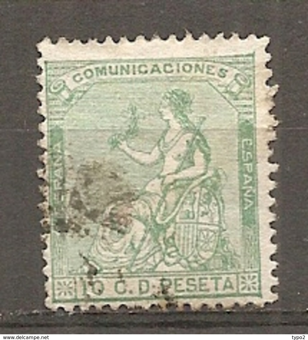 1873   Yv. N° 132    (o)  10c   République   Cote  0,45 Euro   BE   2 Scans - Usados