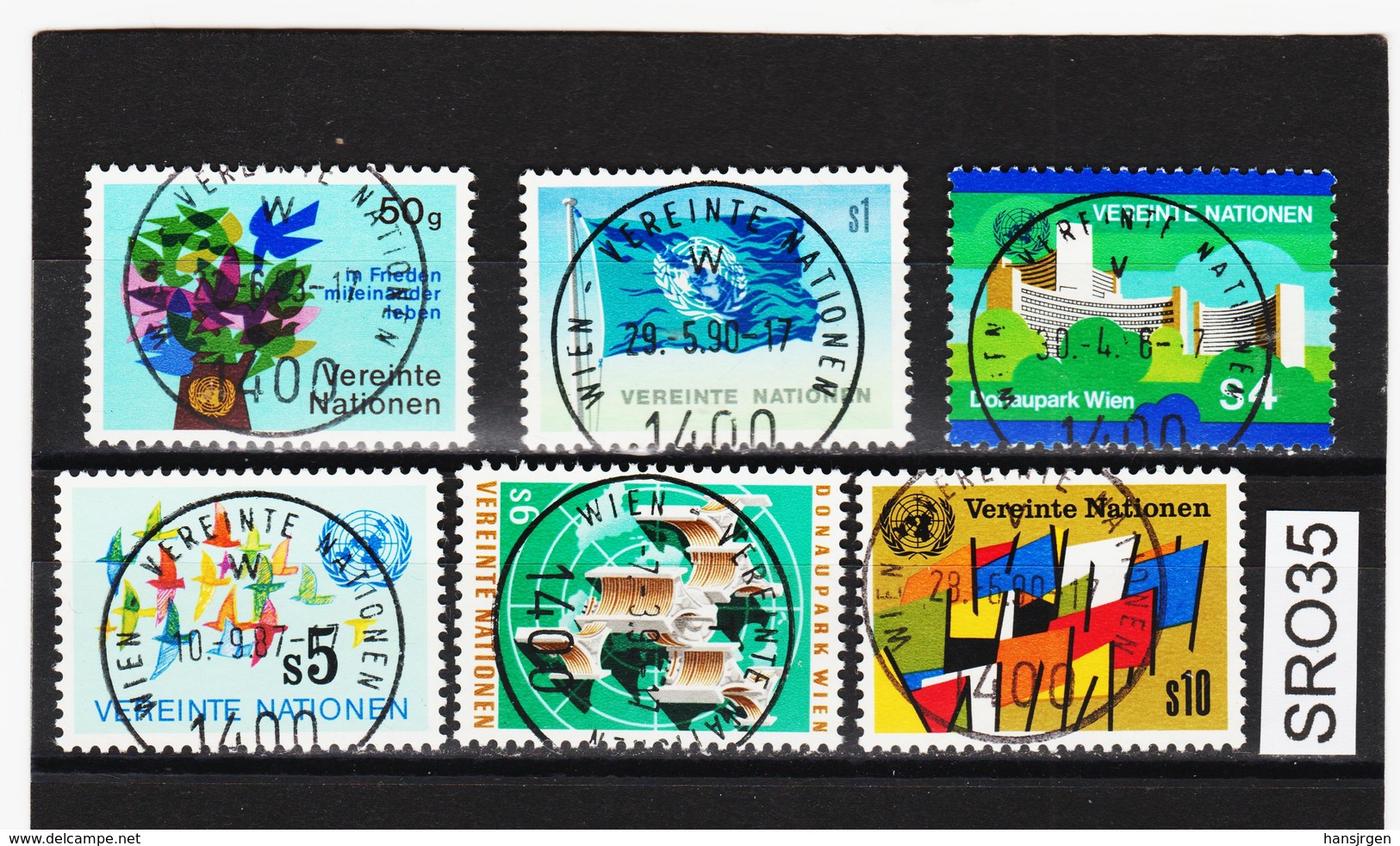 SRO35 VEREINTE NATIONEN UNO WIEN 1979 Michl 1/6 Used / Gestempelt - Gebraucht