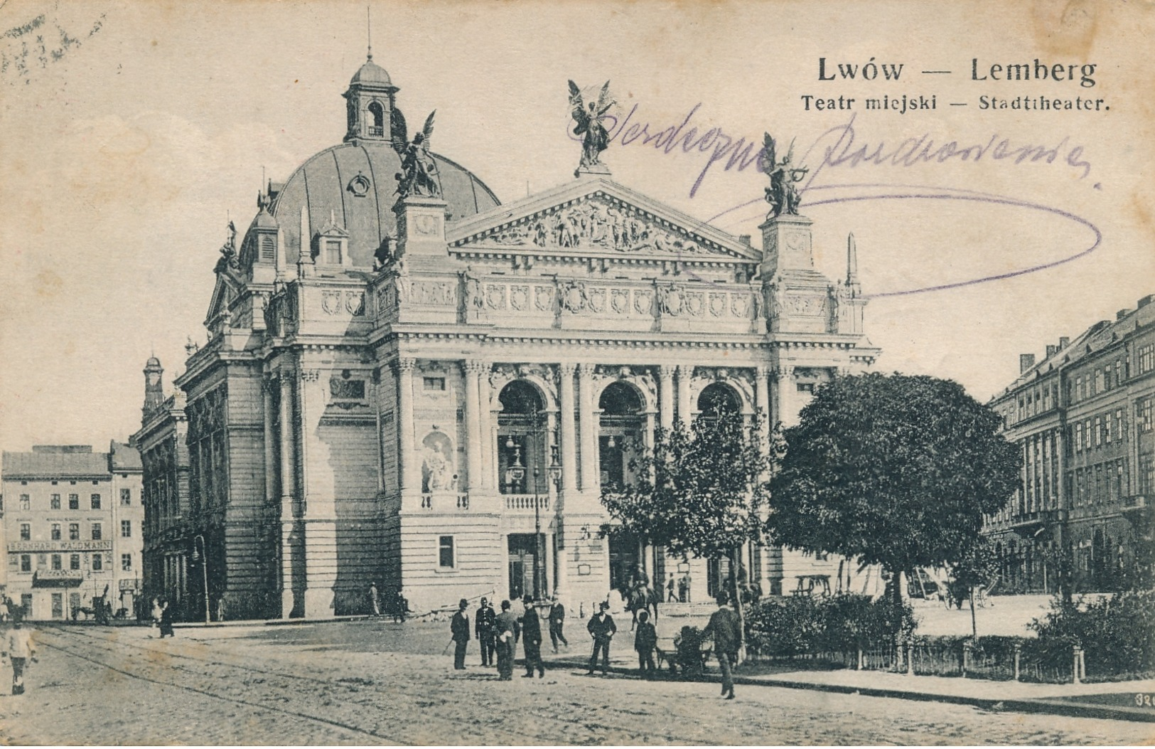 Ukraine - Lwów - Lemberg - Teatr Miejski - Ukraine