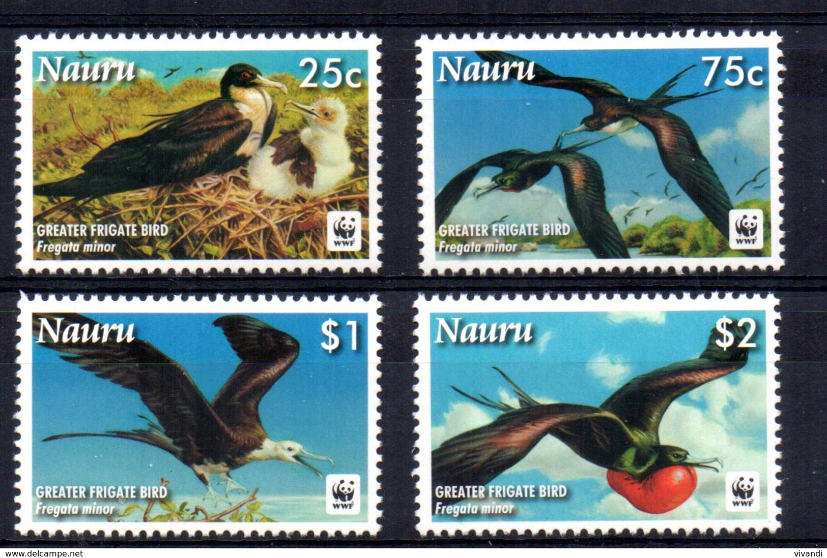 Nauru - 2008 - Endangered Species/Greater Frigate Bird - MNH - Nauru