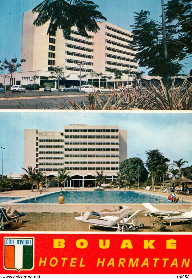 1 AK Elfenbeinküste Côte D'Ivoire * Hotel Harmattan In Der Stadt Bouake - IRIS Karte Nummer 7490 * - Elfenbeinküste