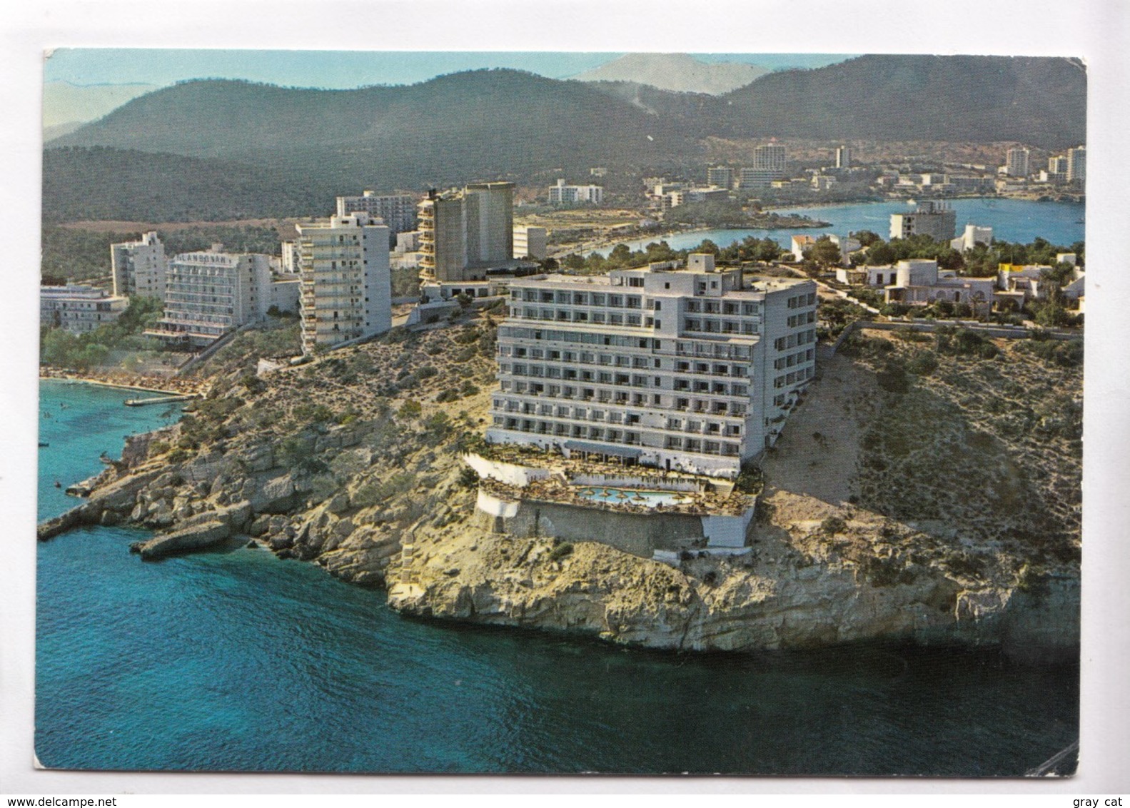 Spain, MALLORCA, MAGALUF, Vista Parcial Aerea, Partial Aerial View, 1970 Used Postcard [22340] - Mallorca