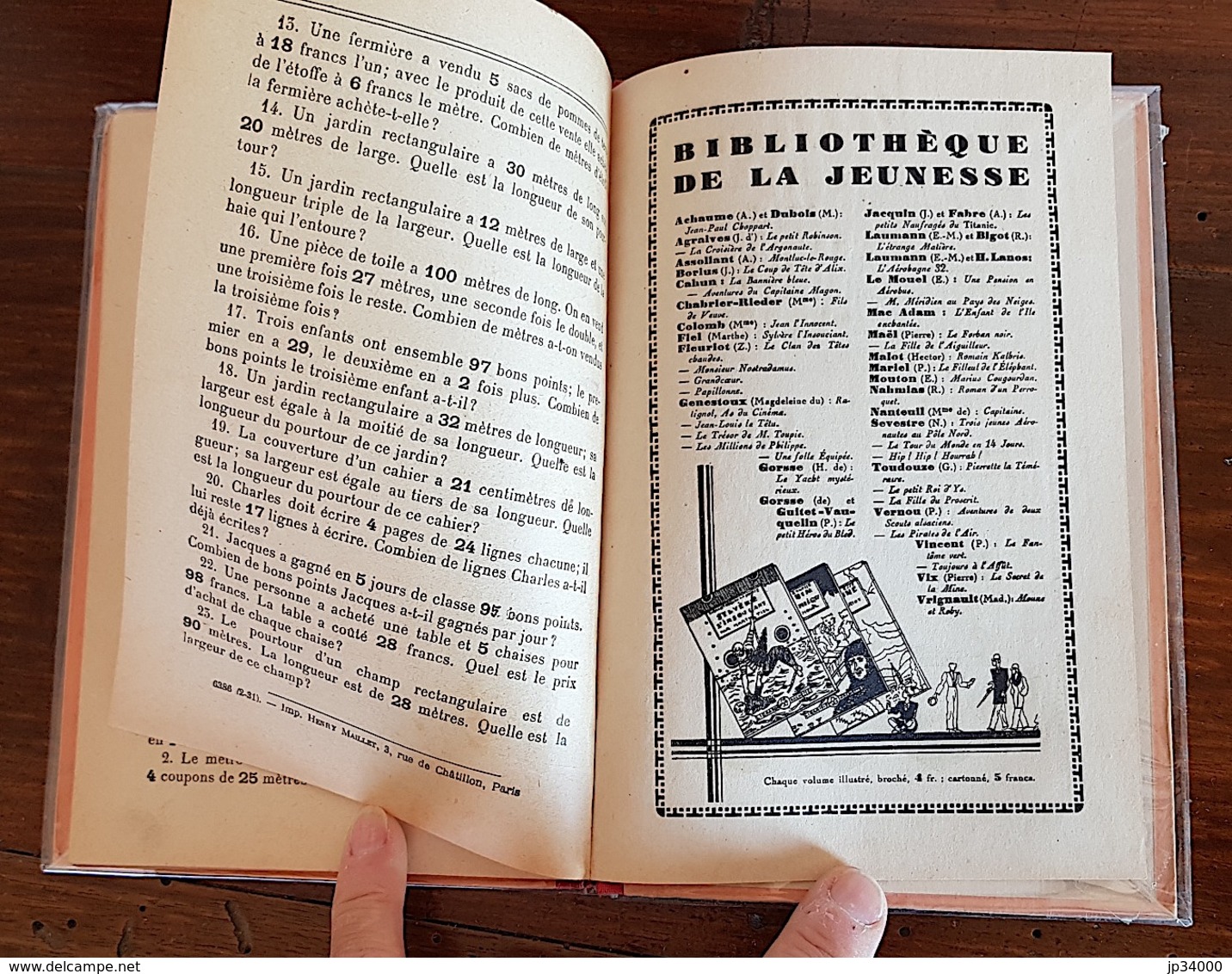 A. Lemoine - de 1 à 100 - Premier Livre d'Arithmétique - Librairie Hachette - (1931) Bel etat