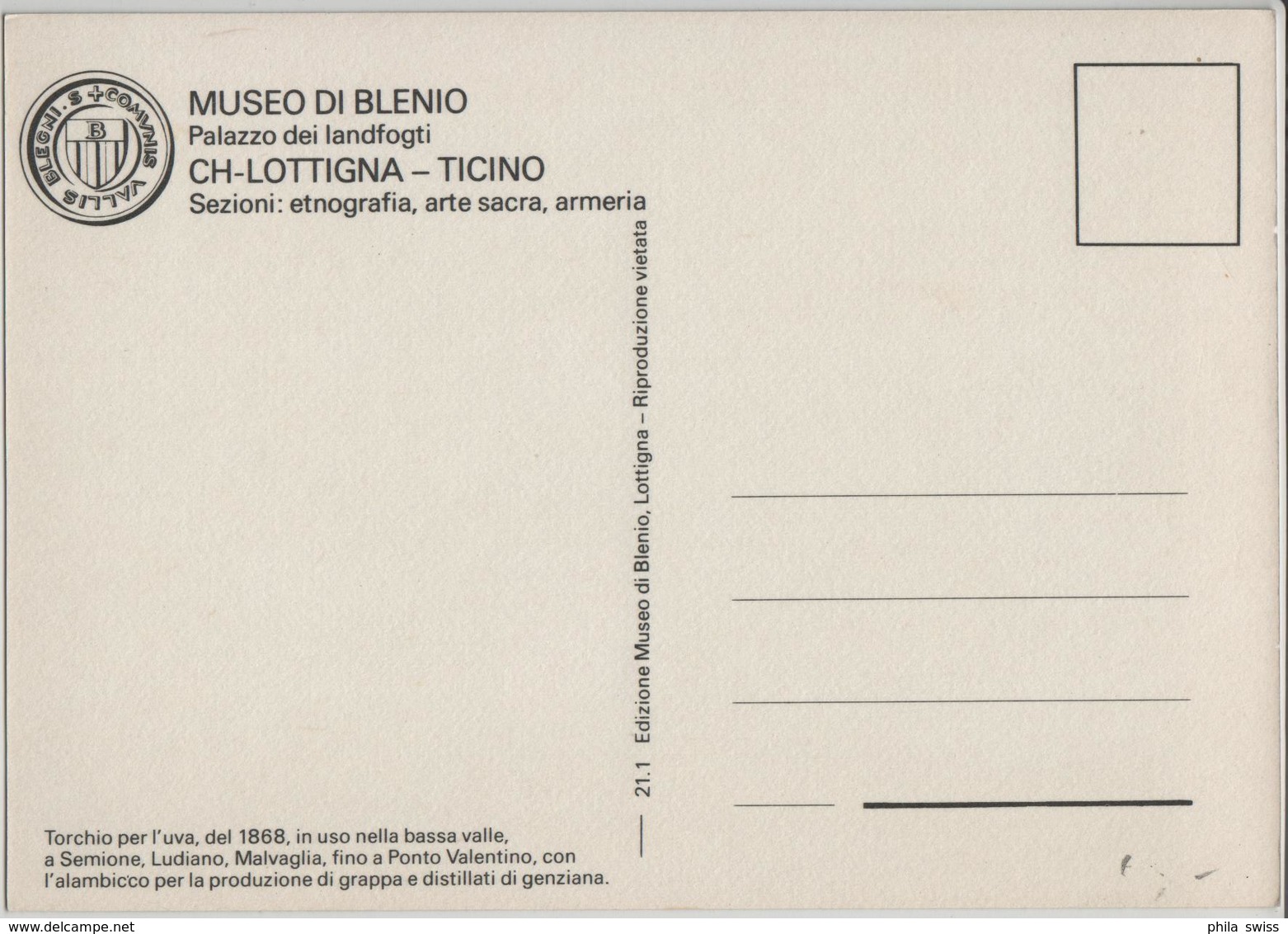 Museo Di Blenio - Lottigna-Ticino - Blenio