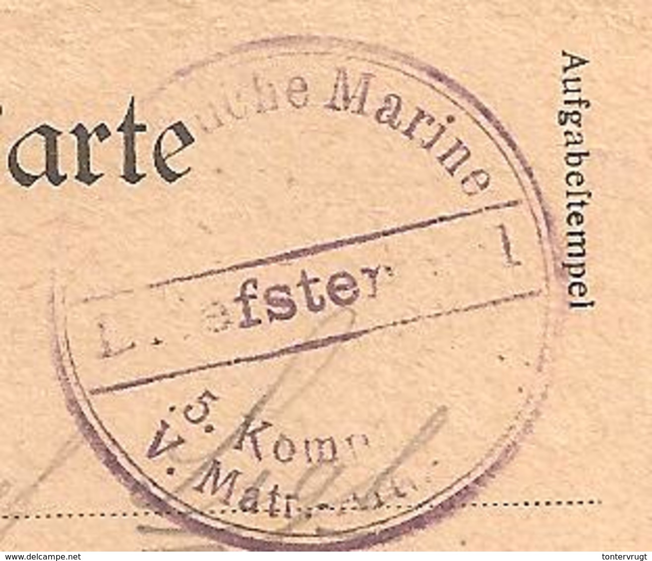 Kaiserliche Marine Briefstempel.HELGOLAND - Lettres & Documents