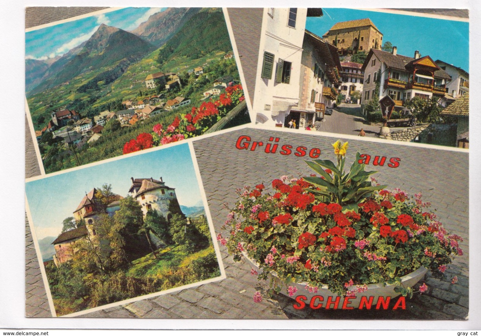 Grusse Aus SCHENNA, SCENA, Italy, 1971 Used Postcard [22346] - Merano