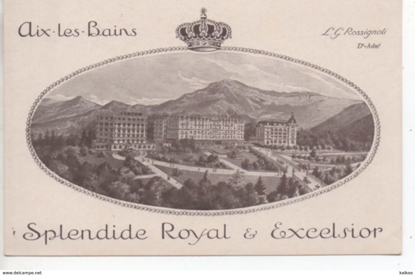 CP ( Aix Les Bains - Splendide Royal & Excelsior ) - Aix Les Bains