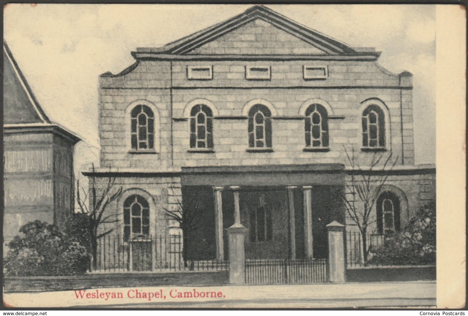 Wesleyan Chapel, Camborne, Cornwall, C.1905-10 - Postcard - Other & Unclassified