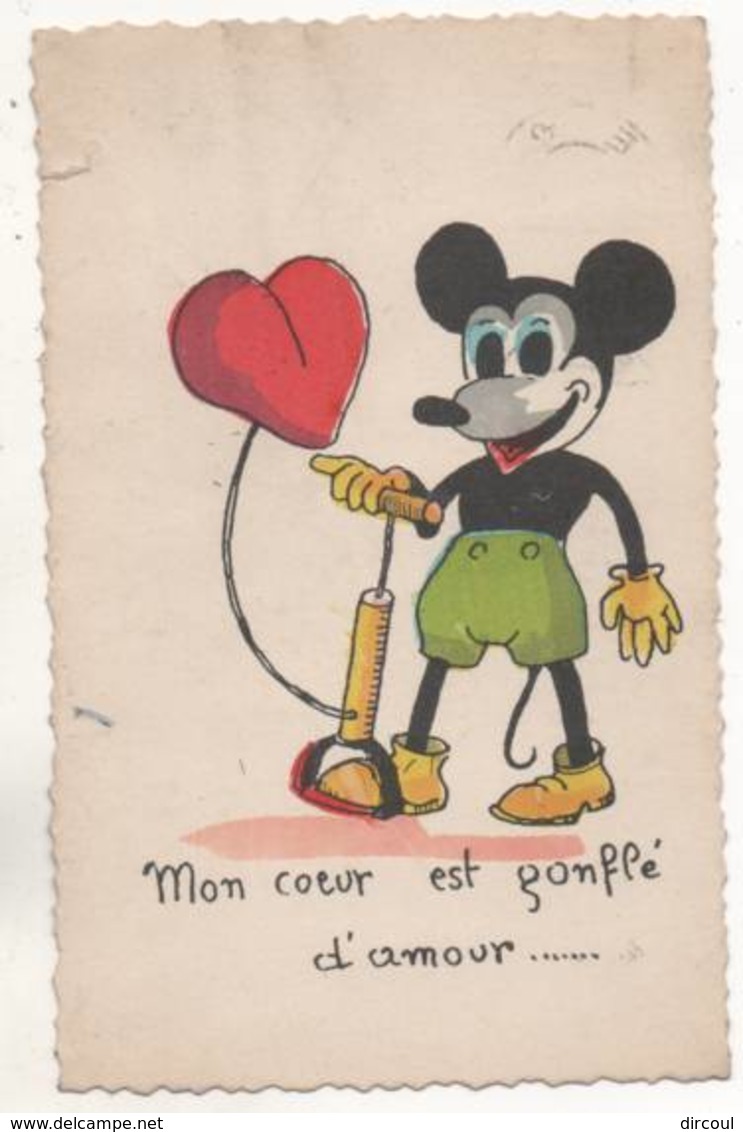 39689  -   Mickey  -  Mon Coeur Est  Gonflé D'amour - Disneyworld