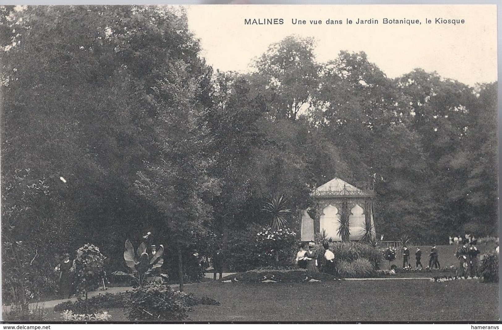 Mechelen - Malines - Une Vue Dans Le Jardin Botanique, Le Kiosque - HP1498 - Mechelen